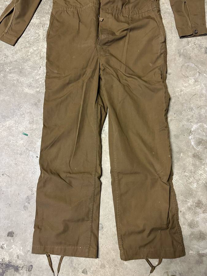 SADF NUTRIA COVERALLS DATED 1983-LABELLED (PLEASE LOOK AT SIZE ON LABEL)- I WOULD SAY A SIZE MEDIUM-