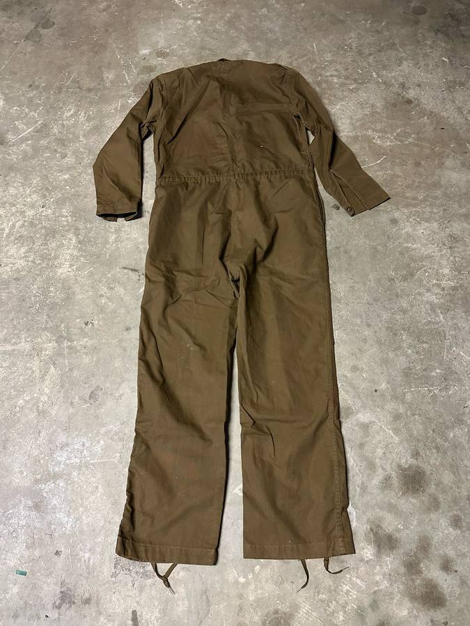 SADF NUTRIA COVERALLS DATED 1983-LABELLED (PLEASE LOOK AT SIZE ON LABEL)- I WOULD SAY A SIZE MEDIUM-