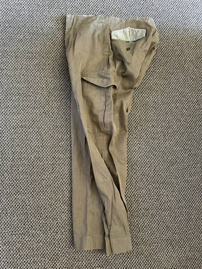 100 % WOOL BUNNY JACKET SIZE 380-MEASURES 50 CM ARMPIT TO ARMPIT-LABELLED AND DATED 1969-SOME DAMAGE