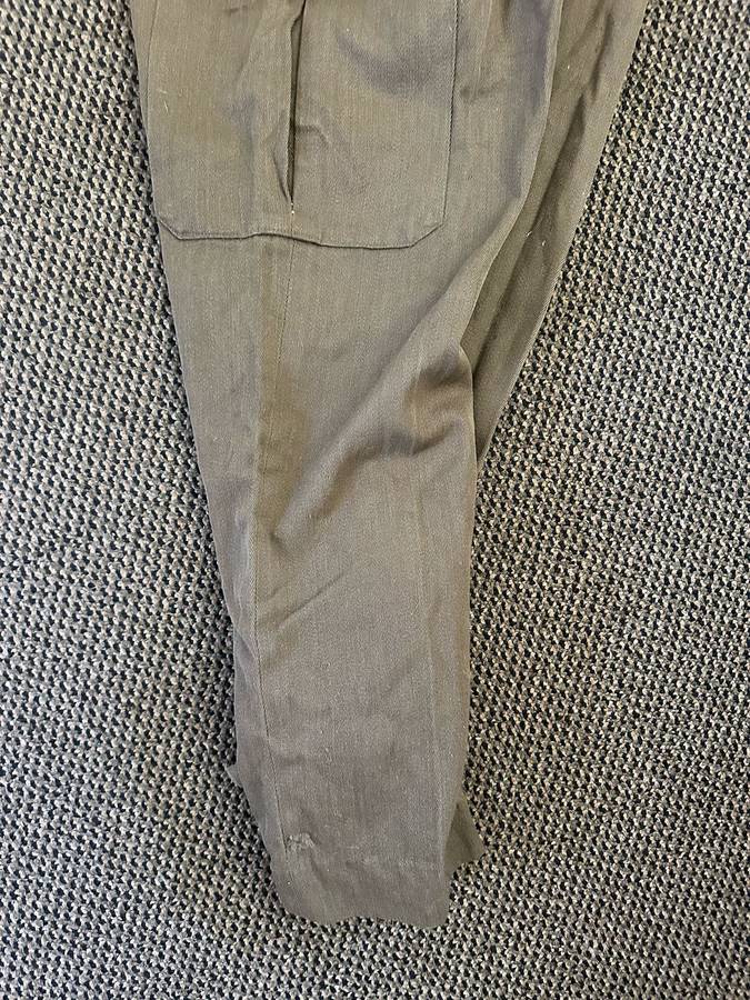 100 % WOOL BUNNY JACKET SIZE 380-MEASURES 50 CM ARMPIT TO ARMPIT-LABELLED AND DATED 1969-SOME DAMAGE