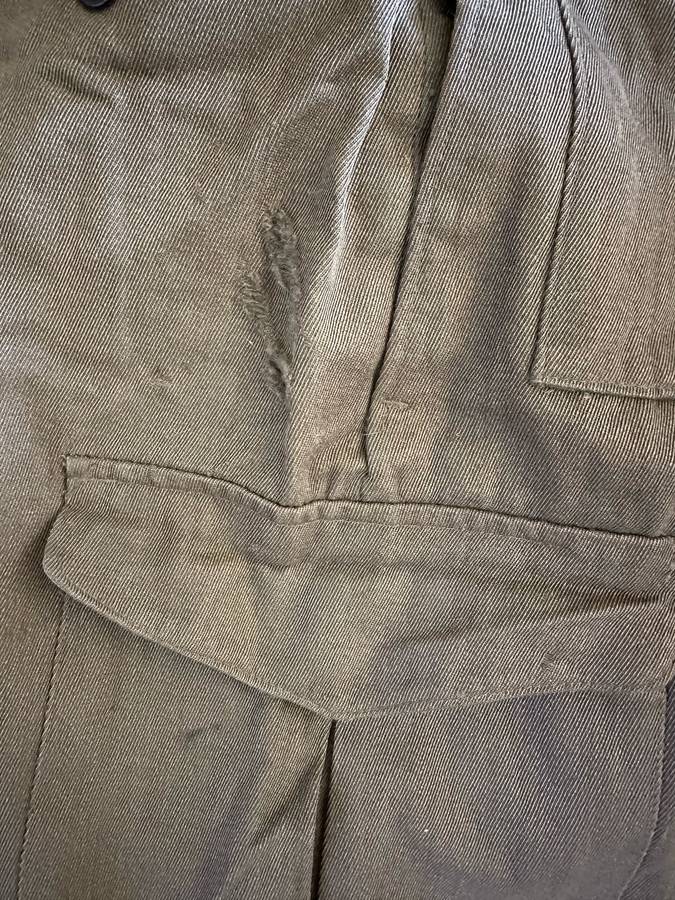 100 % WOOL BUNNY JACKET SIZE 380-MEASURES 50 CM ARMPIT TO ARMPIT-LABELLED AND DATED 1969-SOME DAMAGE