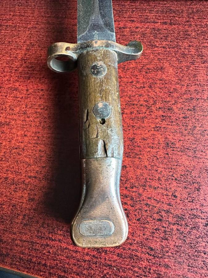 BOER WAR BRITISH 1888 MK. 1 PATTERN BAYONET FOR LEE ENFIELD RIFLE-MADE BY WILKINSON LONDON-OVERALL G