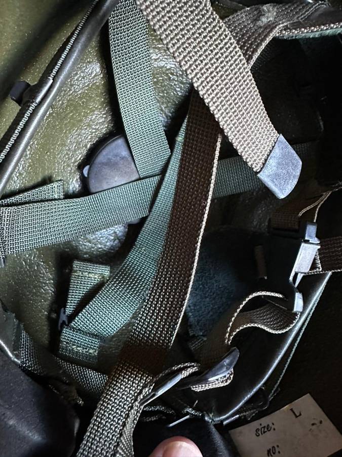 SA M86 para helmet. These helmets were exactly the same as the M83, but the chin strap has quick rel