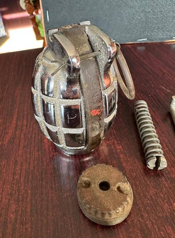 British Mills hand grenade. Complete.