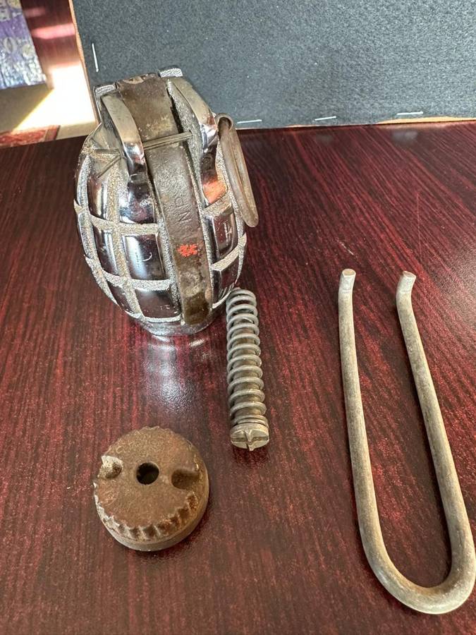 British Mills hand grenade. Complete.