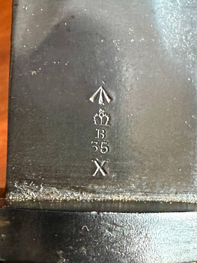 Boer War pattern 1888 MK1 bayonet. Made by Mole. No scabbard