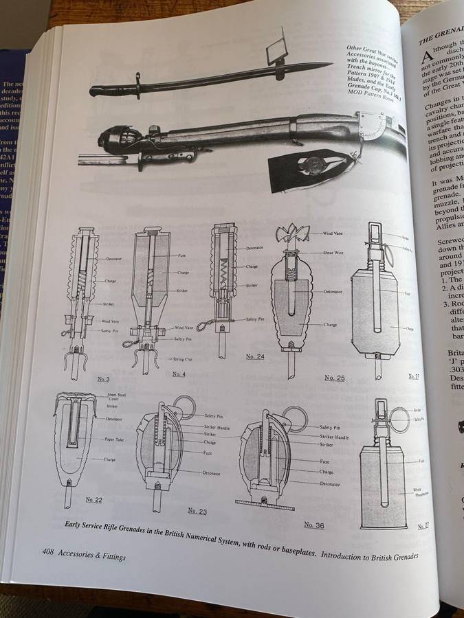 Mills no. 36 rifle grenade with base plate for the . 303 riflle. FFE