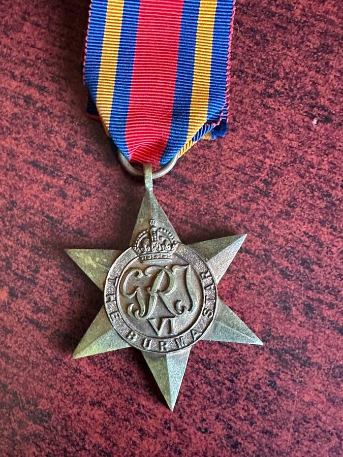 Unnamed WW2 full size Burma star.