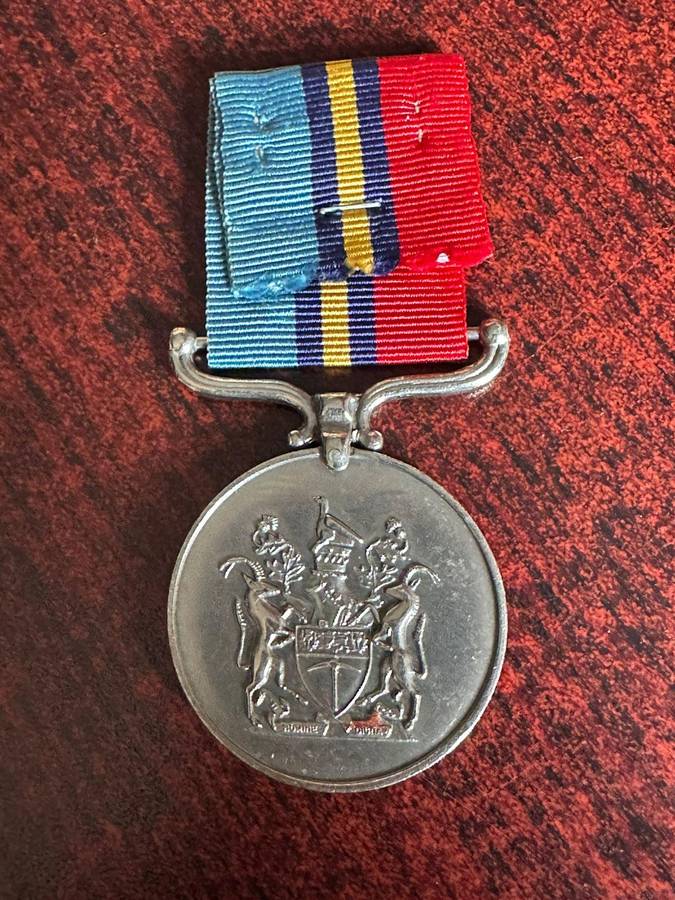 Rhodesia GSM awarded to R31369T Pte. G. Morris