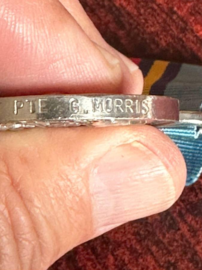 Rhodesia GSM awarded to R31369T Pte. G. Morris