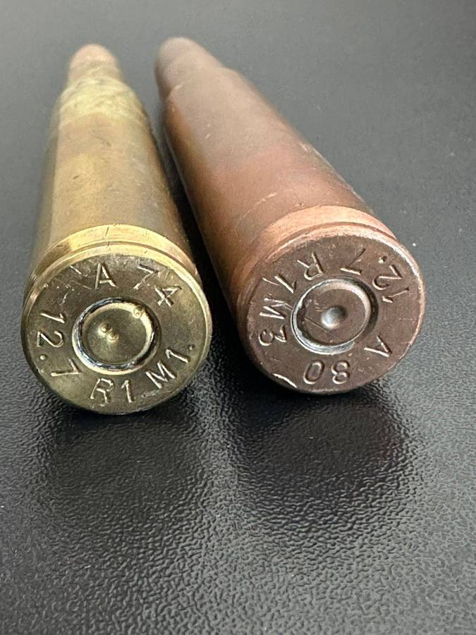 12,7 mm. Round x 2. Deactivated. Height 14cm