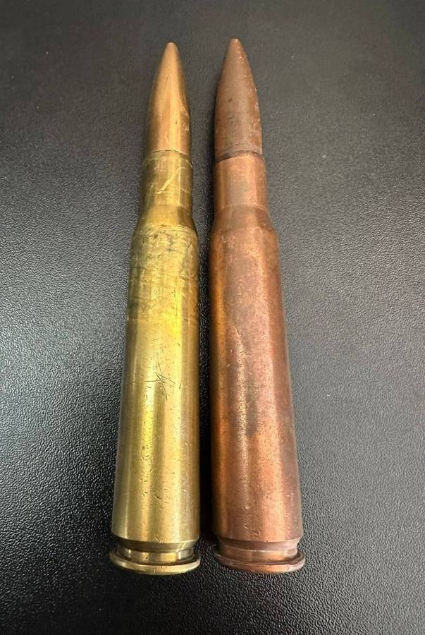12,7 mm. Round x 2. Deactivated. Height 14cm