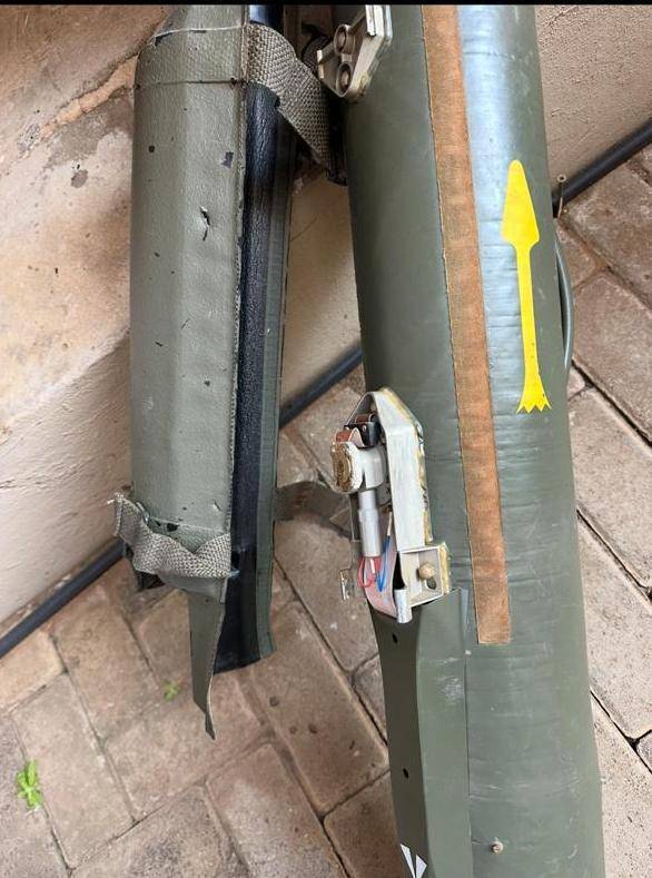 Border War period Millan Franco-West German anti tank guided missile tube,accepted for service 1972.