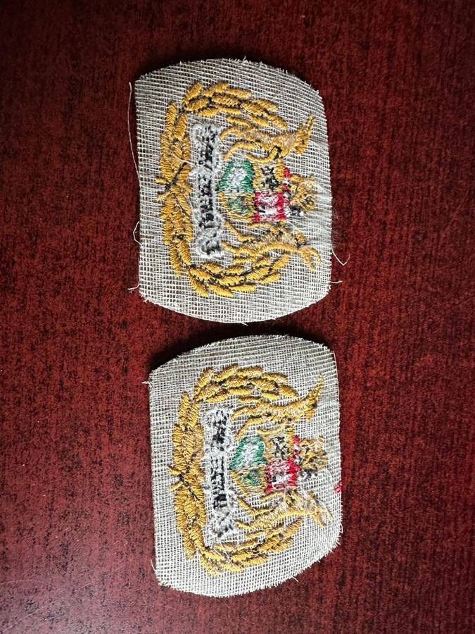 SADF Sergeant Major rank pair. Worn 1979's-2002.