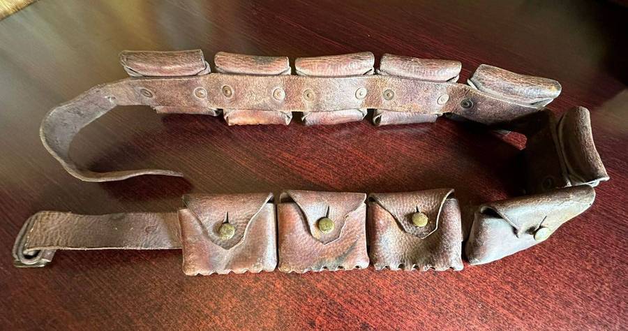 Union Defenc force Pattern 1901 bandolier,used by Mounted Infantry during the invasian of German Sou