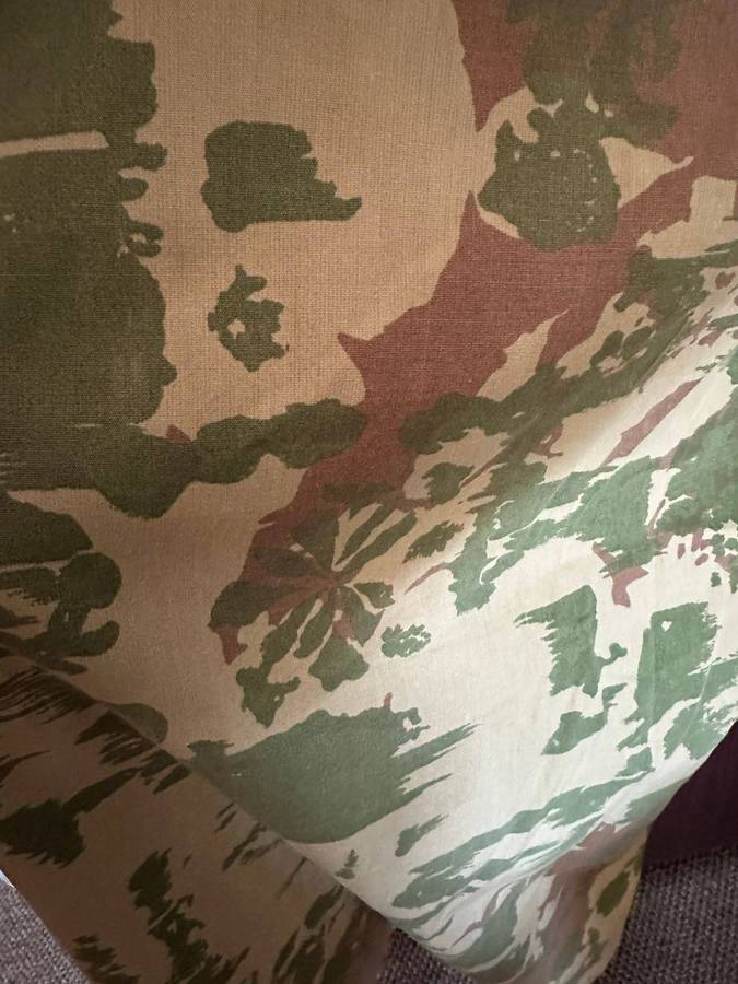 Police task force,1st pattern (starbust) camo long sleeve shirt. Size large, measures 60cm armpit to