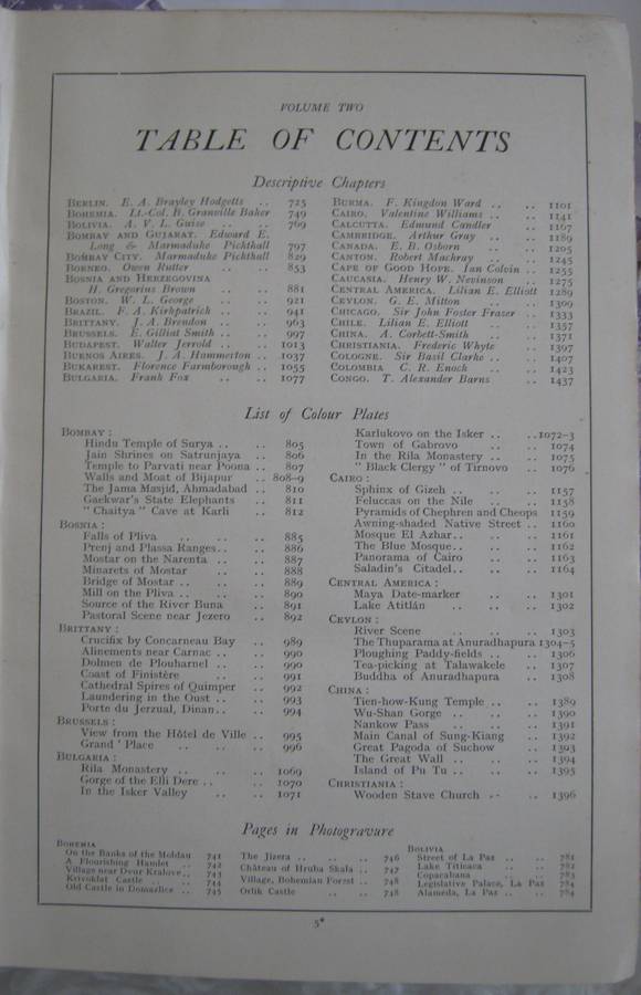 Countries of the World - 4 Volumes  Fully Illustrated