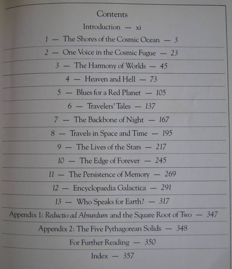 Cosmos Empire of Silver Carl Sagan