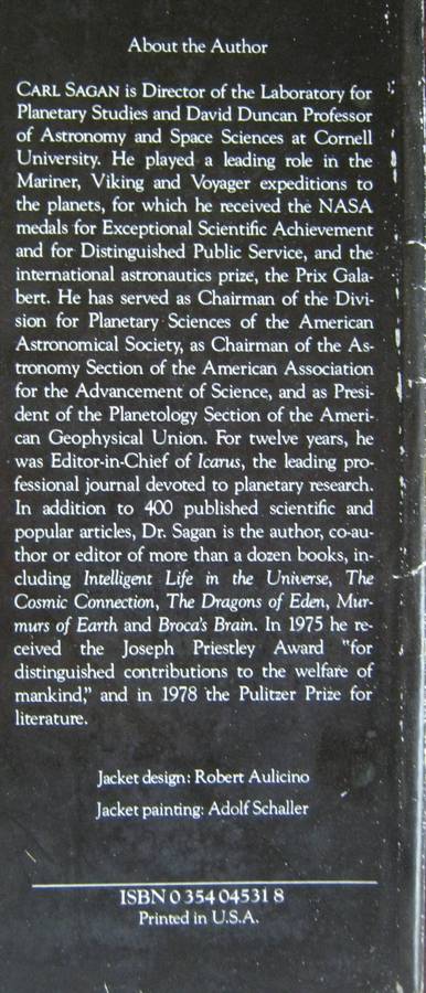 Cosmos Empire of Silver Carl Sagan