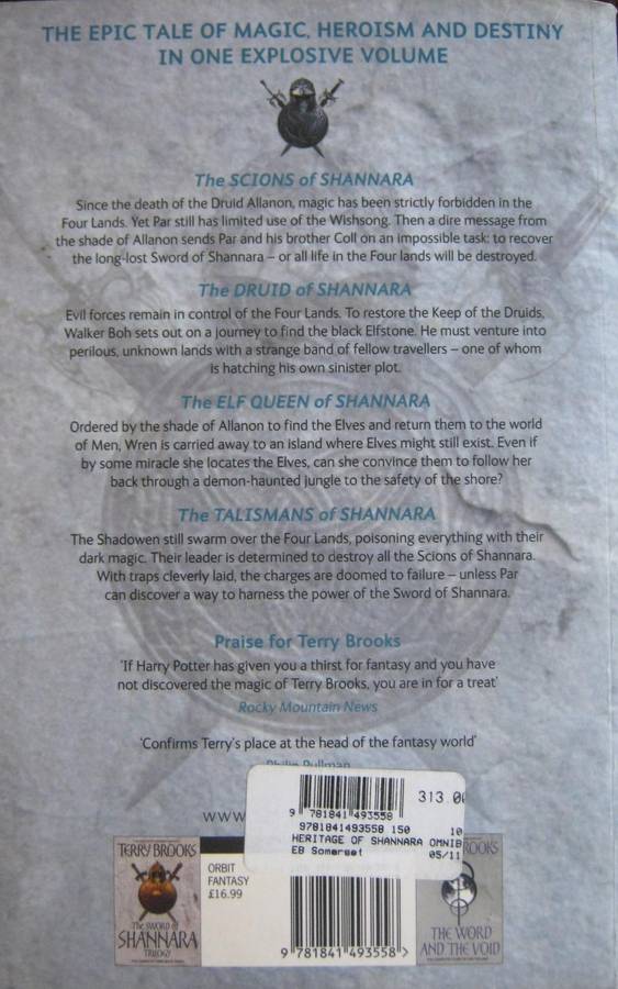 Terry Brooks The Heritage of Shannara The Complete Story in One Volume