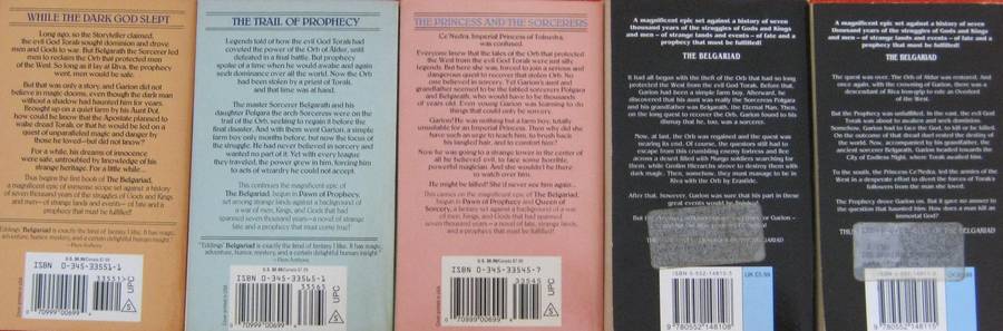 The Belgariad: Complete Set of 5 Books - David Eddings