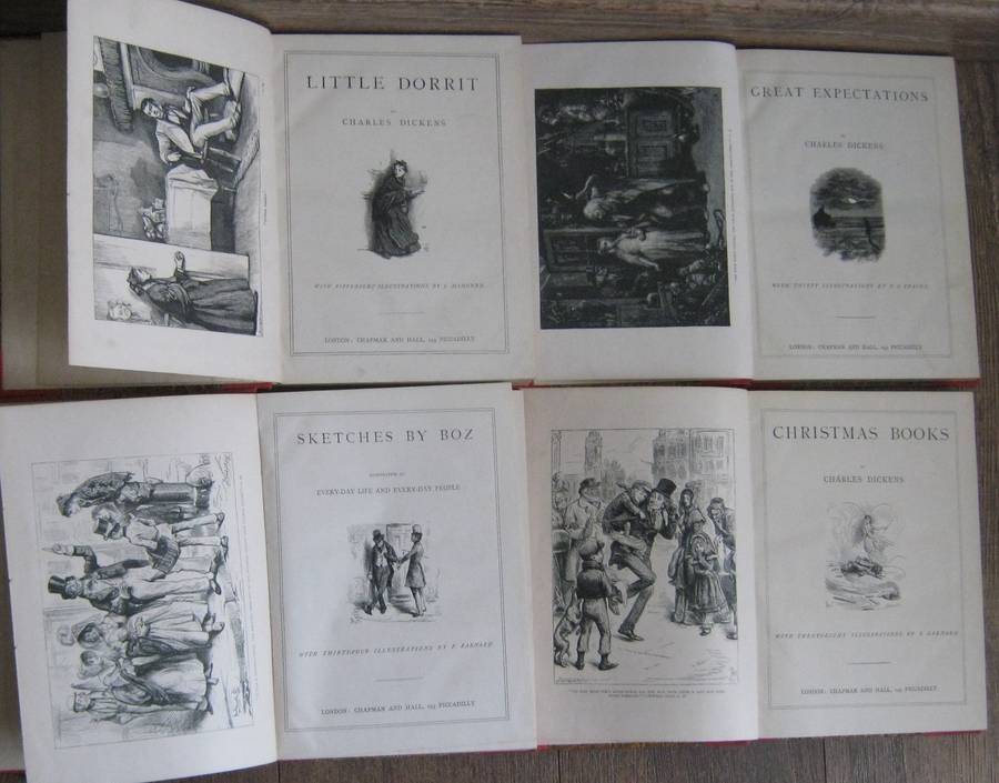Charles Dickens Works - 14 Volume Set. Fully Illustrated.