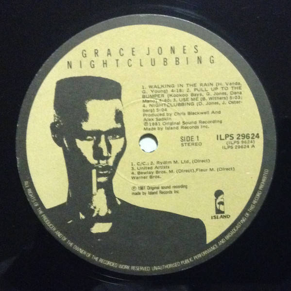 Vinyl Record, Grace Jones