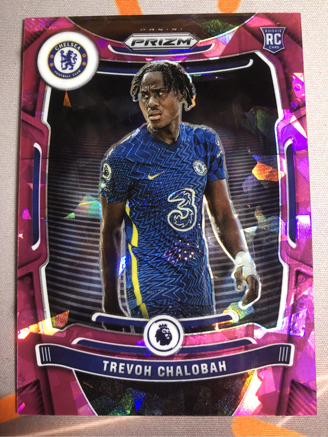 Trevoh Chalobah PINK ICE Prizm soccer trading card
