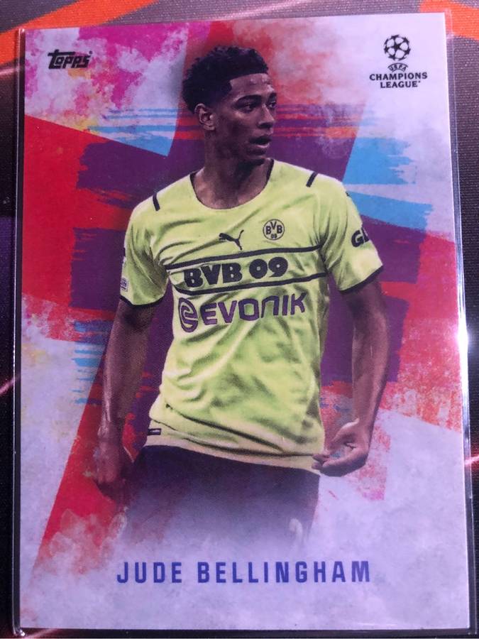 Jude Belingham Topps 2022 Soccer trading card