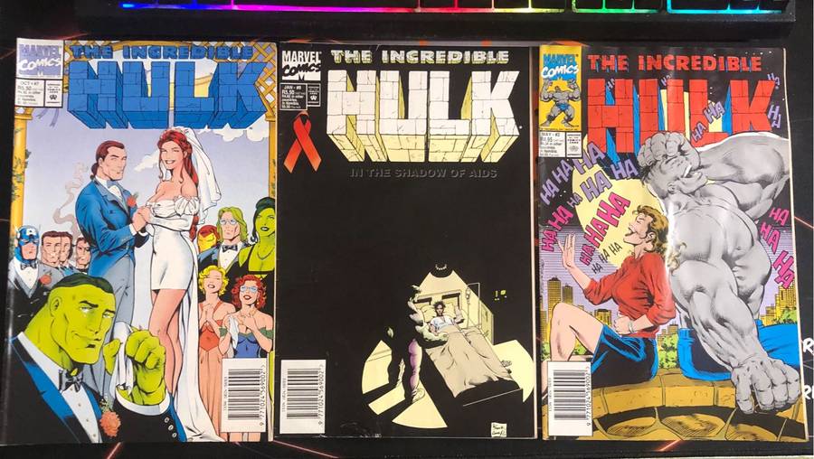 The Incredible HULK #2,#7 & #9 1994 Comic book BUNDLE of 3
