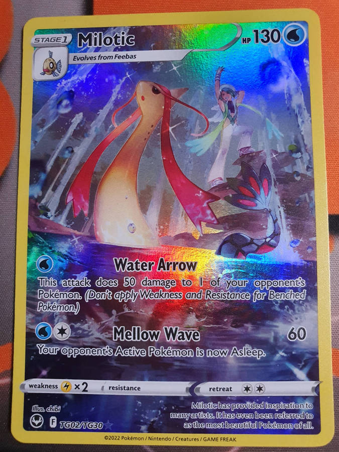Milotic TG02/TG30 Very RARE Near Mint Pokémon trading card