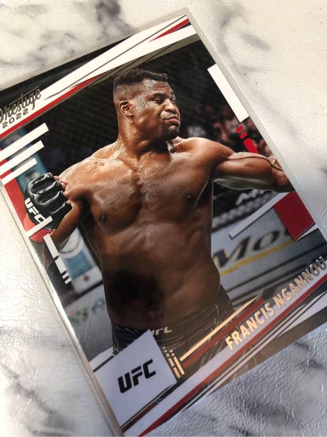 Francis Ngannou Chronicles prestige 2022 sports trading card
