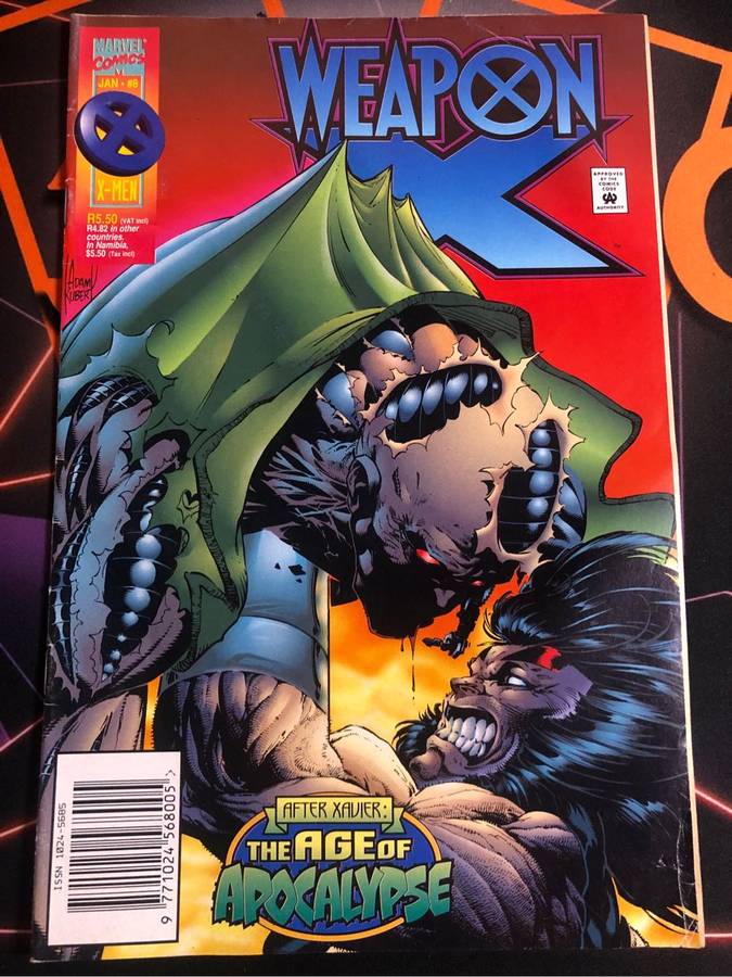 Weapon X #8 After Xavier the age of Apocalypse RARE comic book