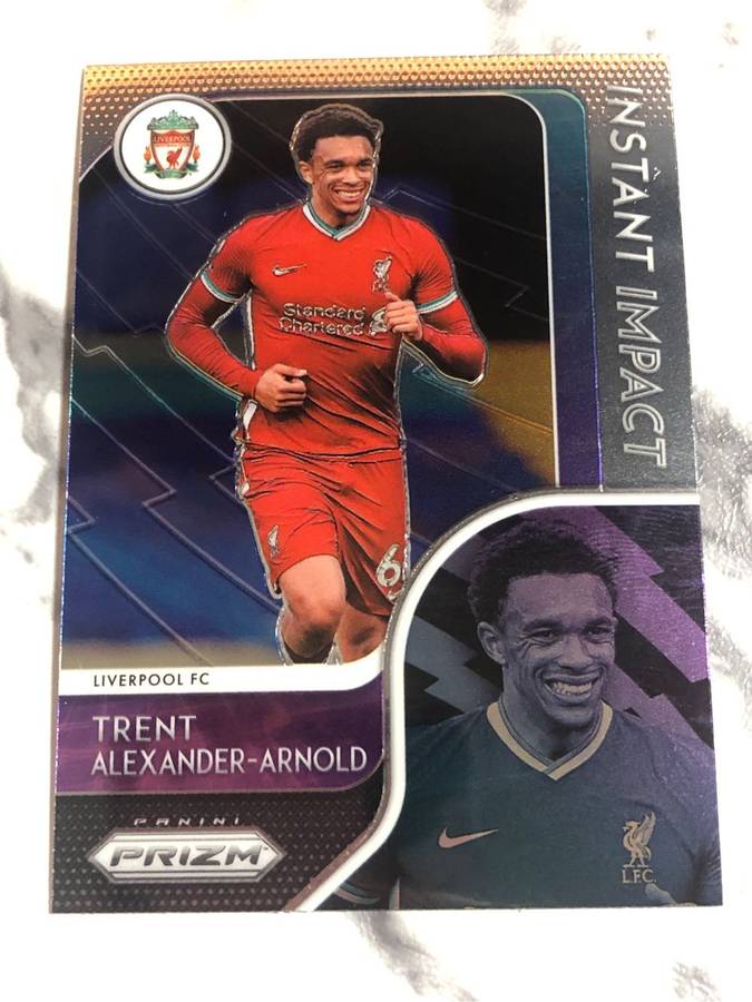 Trent Alexander Arnold PRIZM 2020 Instant Impact Soccer trading card