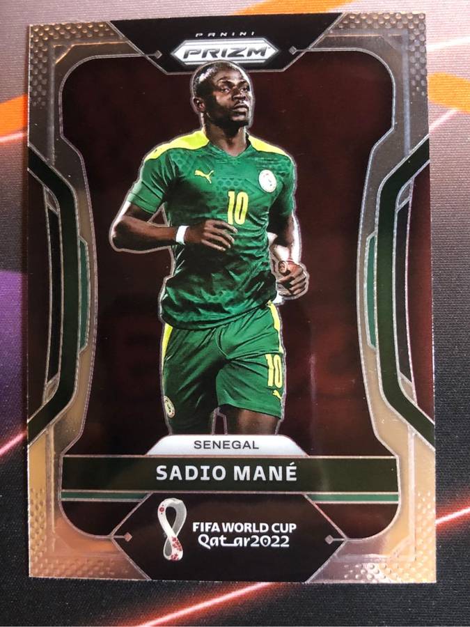 Sadio Mane Prizm World Cup 2022 Soccer trading card 