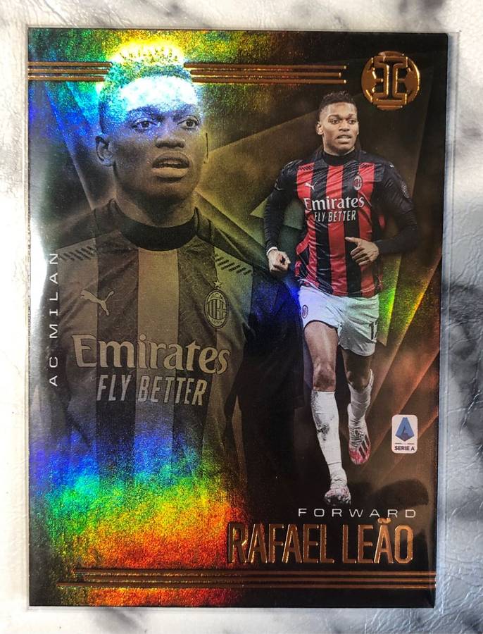 Rafael Leao Chronicles ILLUSIONS 2020 soccer trading card
