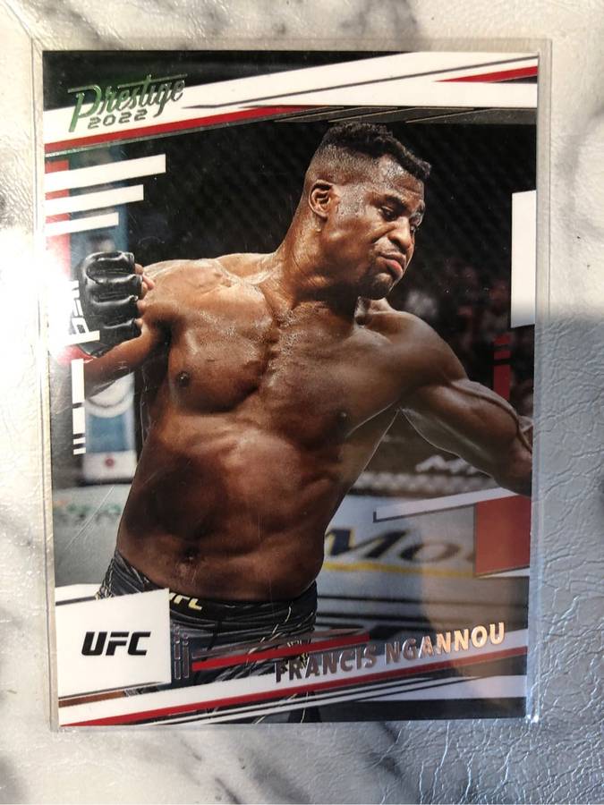 Francis Ngannou Chronicles prestige 2022 sports trading card
