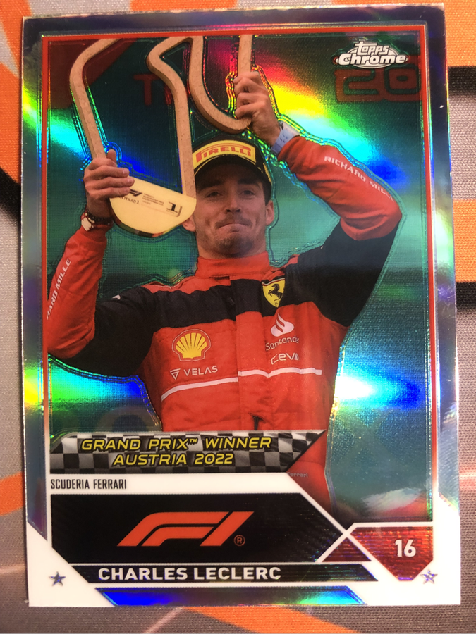 Charles Leclerc REFRACTOR 2023 F1 Topps Chrome 2023 trading card