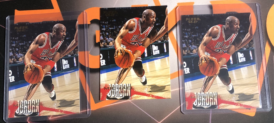Michael Jordan 1996 Fleer NBA Basketball trading card