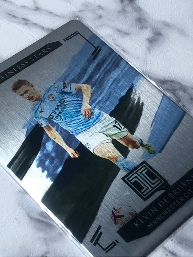 Kevin De Bruyne METAL card NUMBERED 53 of 57 Rare Impeccable soccer trading card