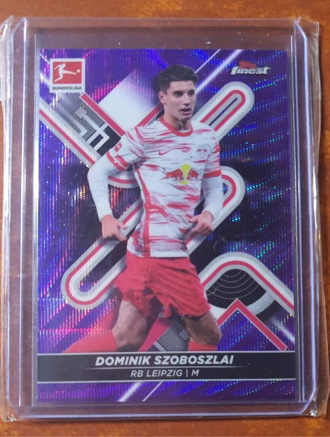 Dominic Szoboszlai Numbered /250 Purple Wave  SOCCER TRADING CARD