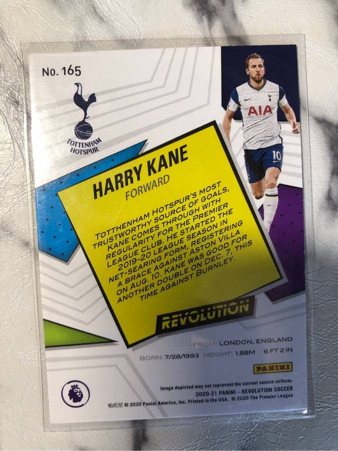 Harry Kane EPL REVOLUTION 2022 RARE BASE soccer trading card