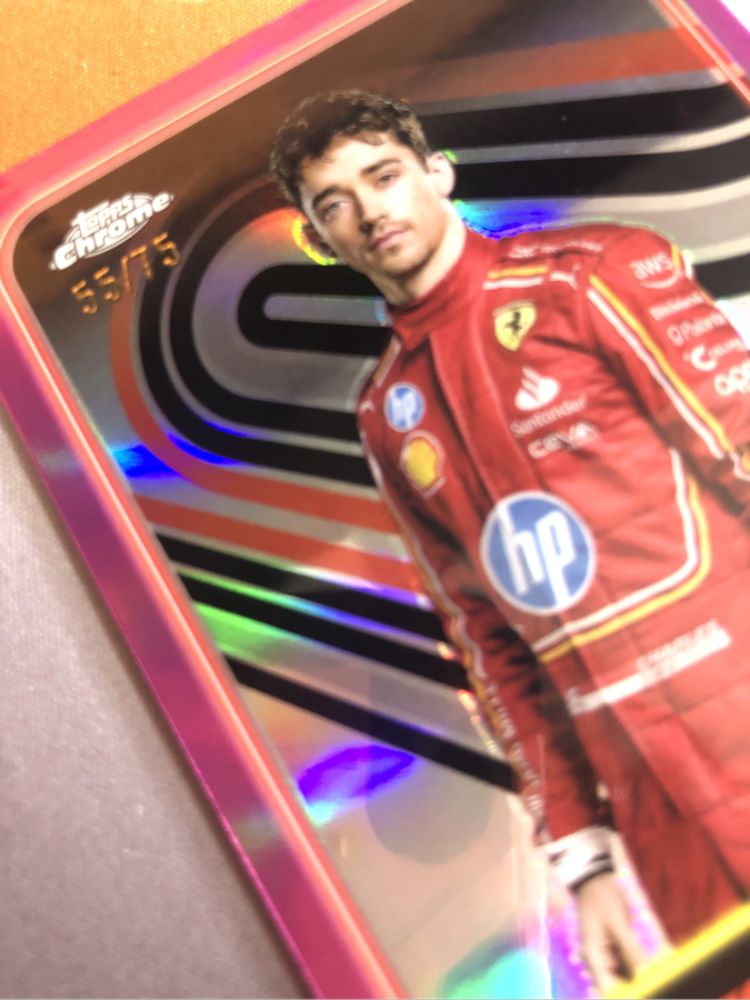 Charles Leclerc Numbered out of 75 Formula One F1 trading card