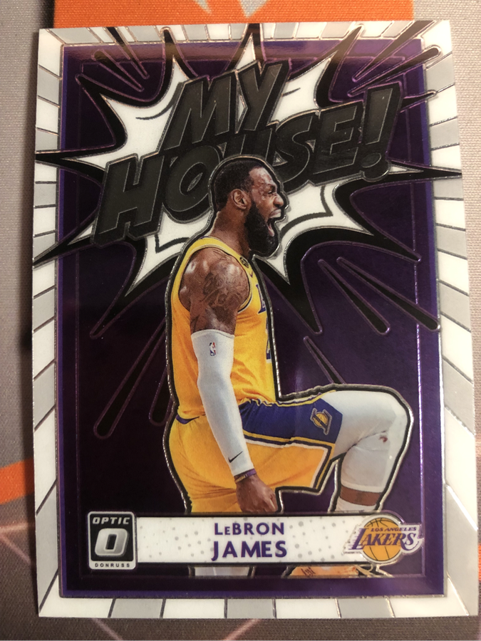 Lebron James My House INSERT 2020 Optic NBA Basketball trading card