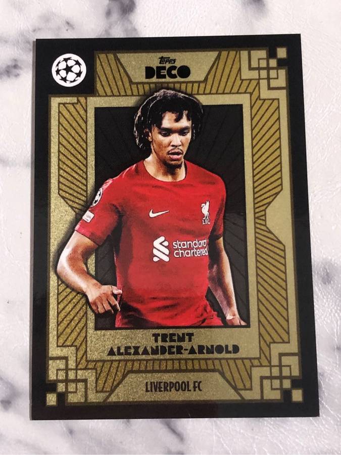 Trent Alexander Arnold Topps Deco 2022 soccer trading card