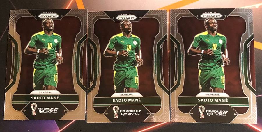 Sadio Mane Prizm World Cup 2022 Soccer trading card 