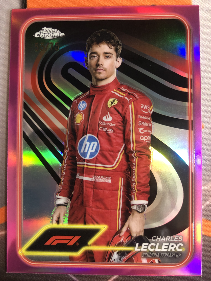 Charles Leclerc Numbered out of 75 Formula One F1 trading card