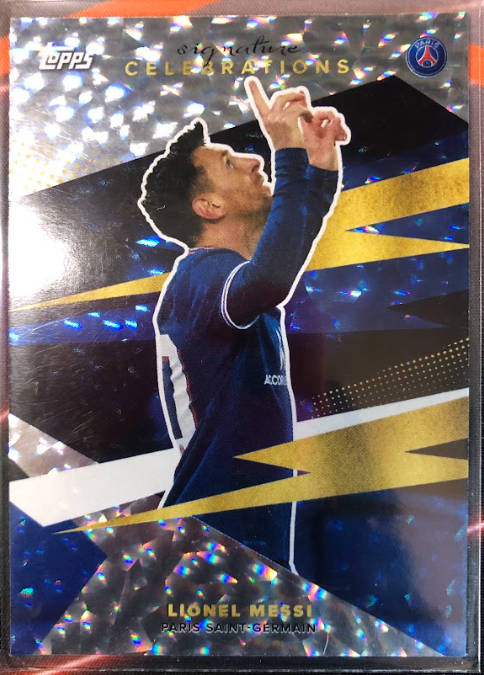 Lionel Messi Topps PSG team set
