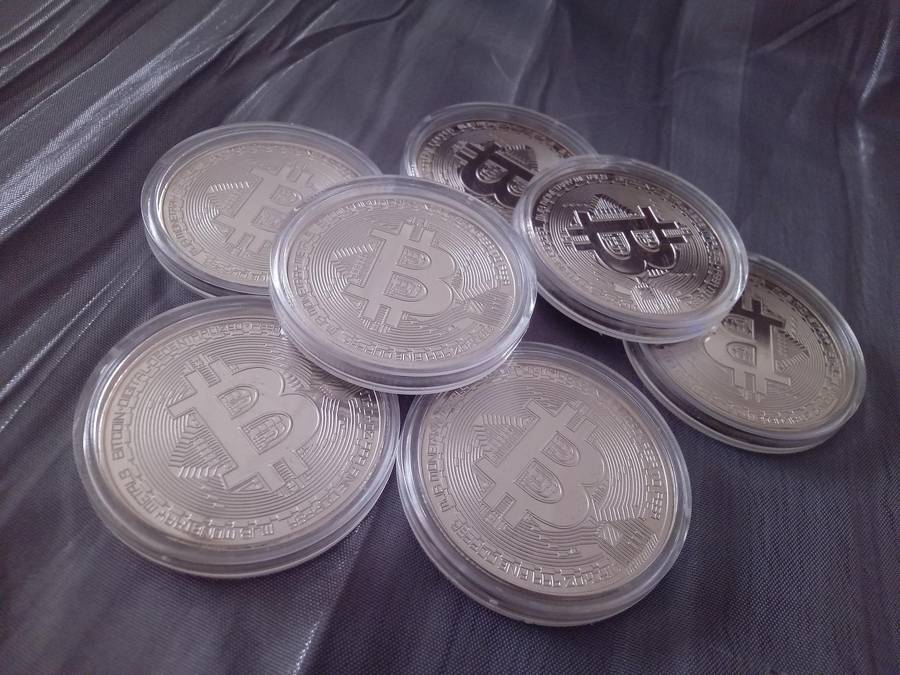 Collectible Silver Bitcoin (Approx 40mm)