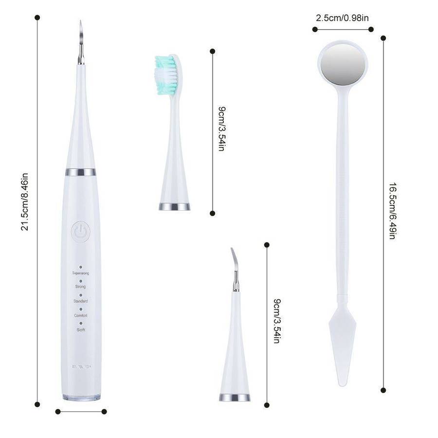 Ultrasonic Electric Toothbrush & Tartar Remover Kit  Extreme Edition (2-in-1) Crazy Wednesday Deal!